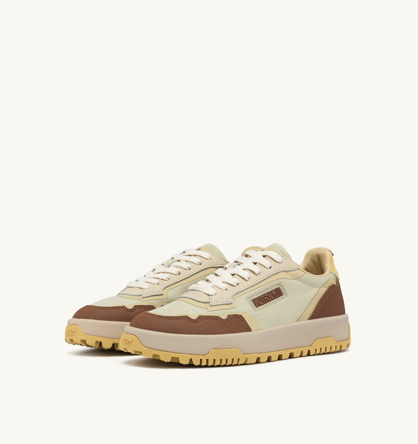 WILDPACE LOW IN NYLON RIPSTOP E PELLE FOG E THRUSH
