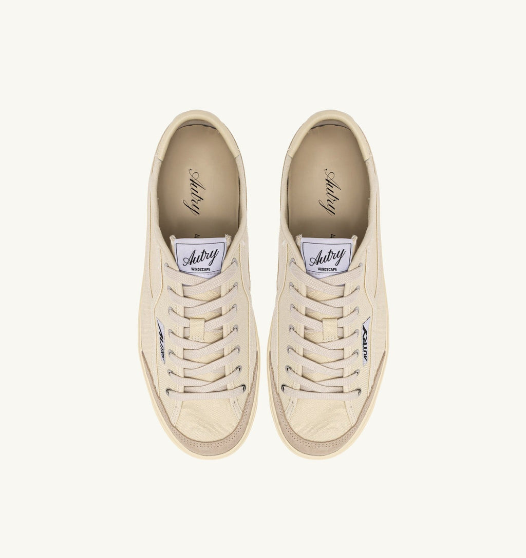 WINDSCAPE LOW IN CANVAS CREAM UOMO