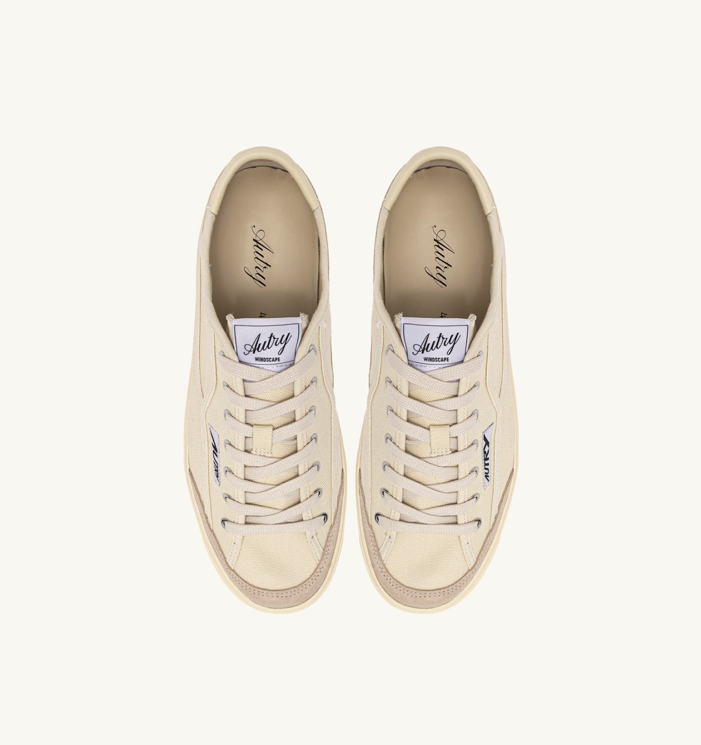 WINDSCAPE LOW IN CANVAS CREAM UOMO