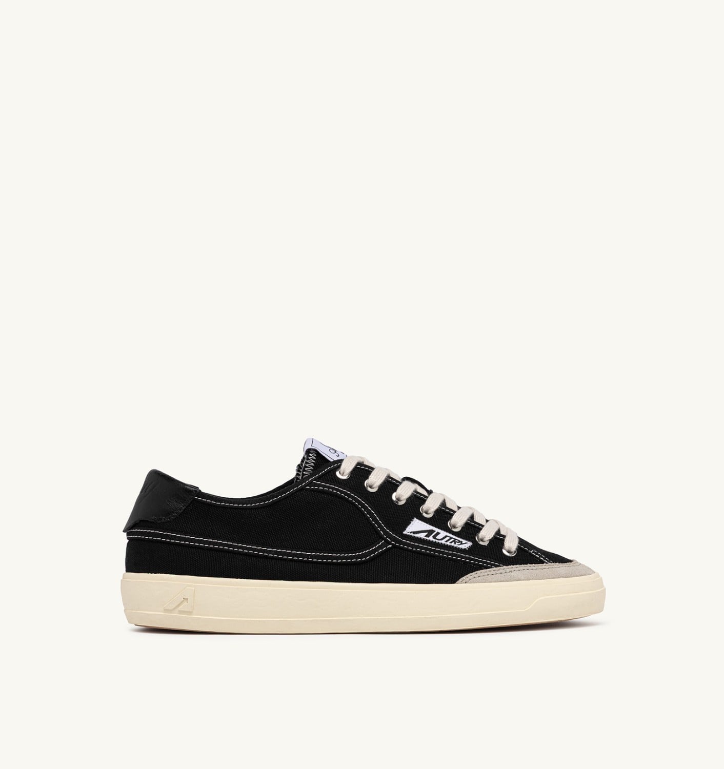 WINDSCAPE LOW IN CANVAS NERO UOMO