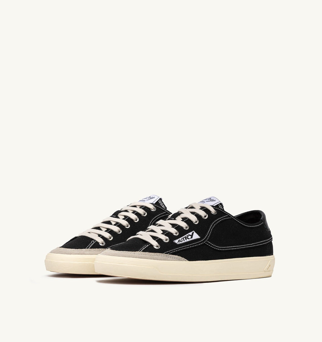 WINDSCAPE LOW IN CANVAS NERO UOMO