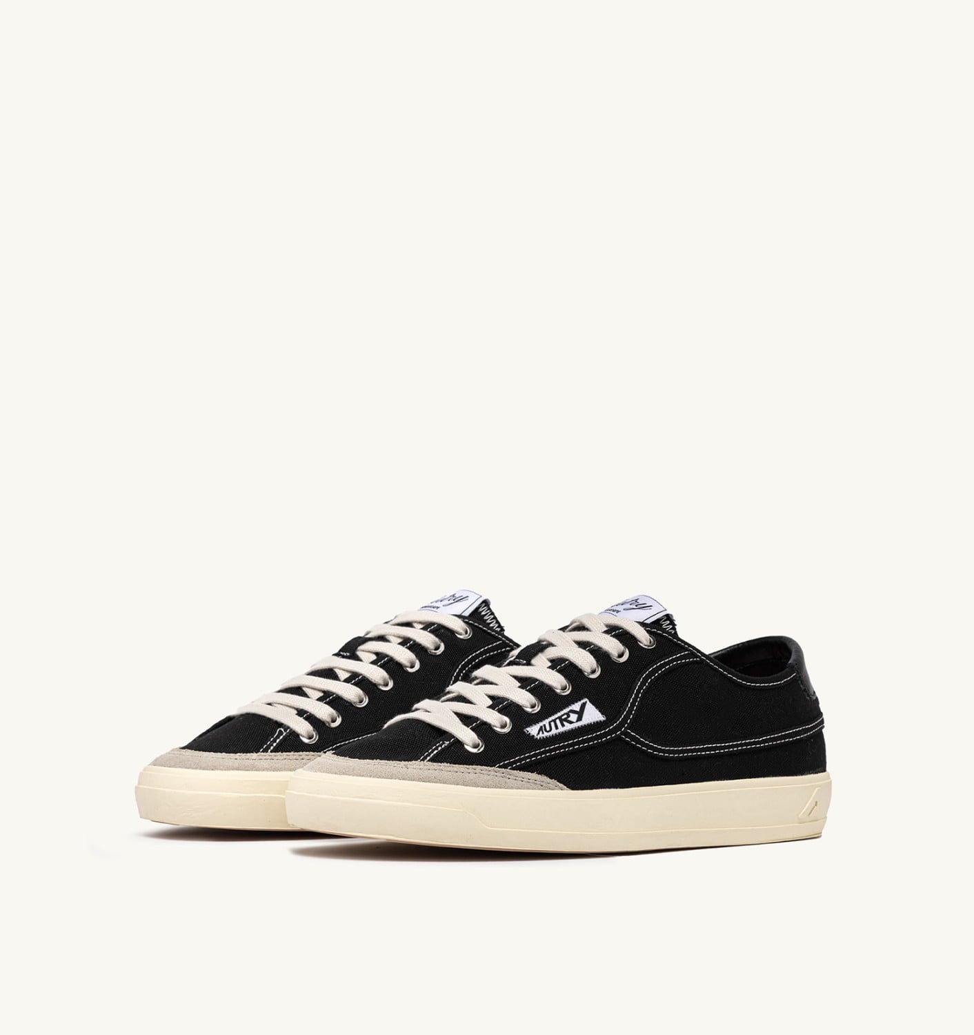 WINDSCAPE LOW IN CANVAS NERO UOMO
