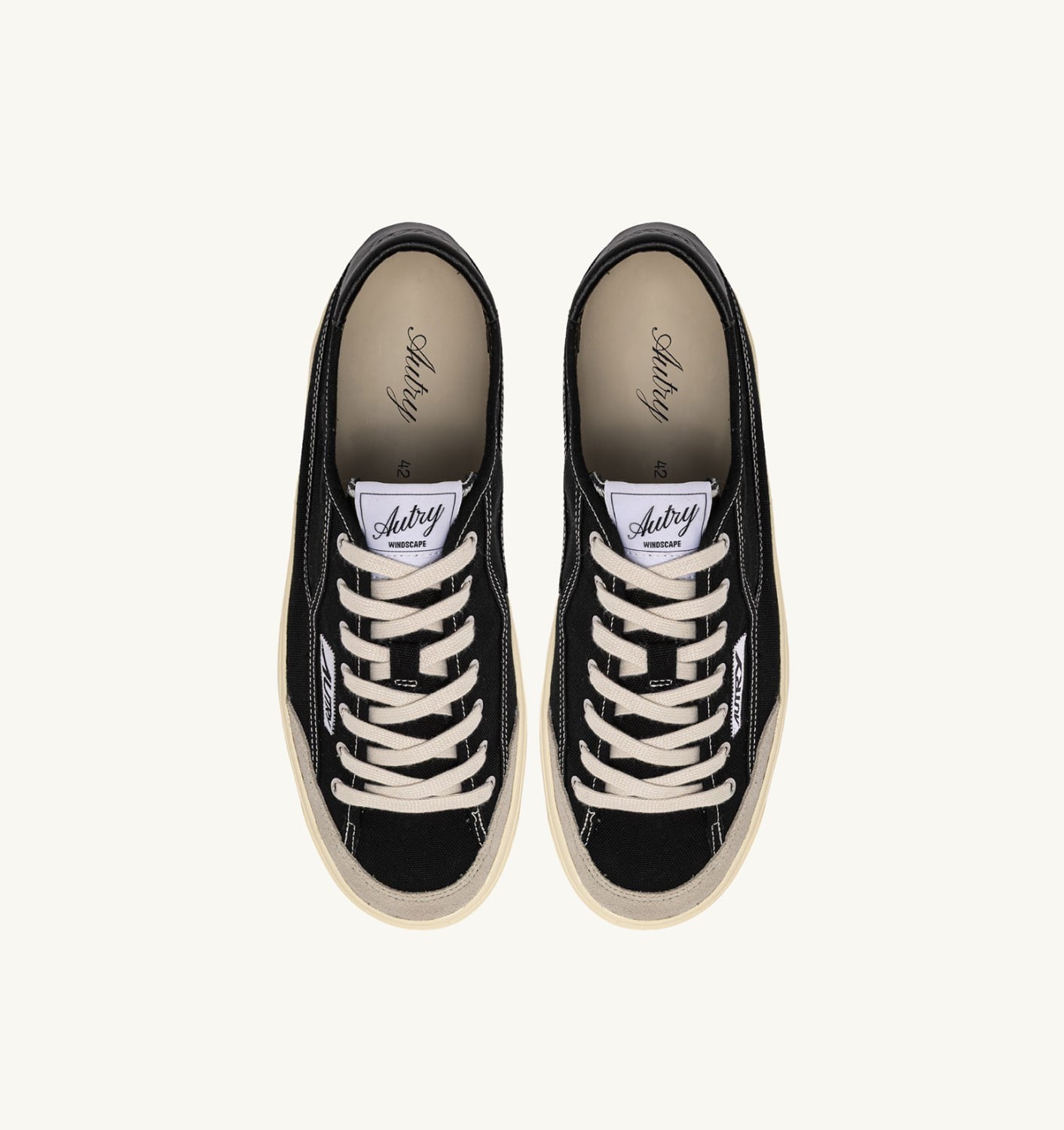 WINDSCAPE LOW IN CANVAS NERO UOMO