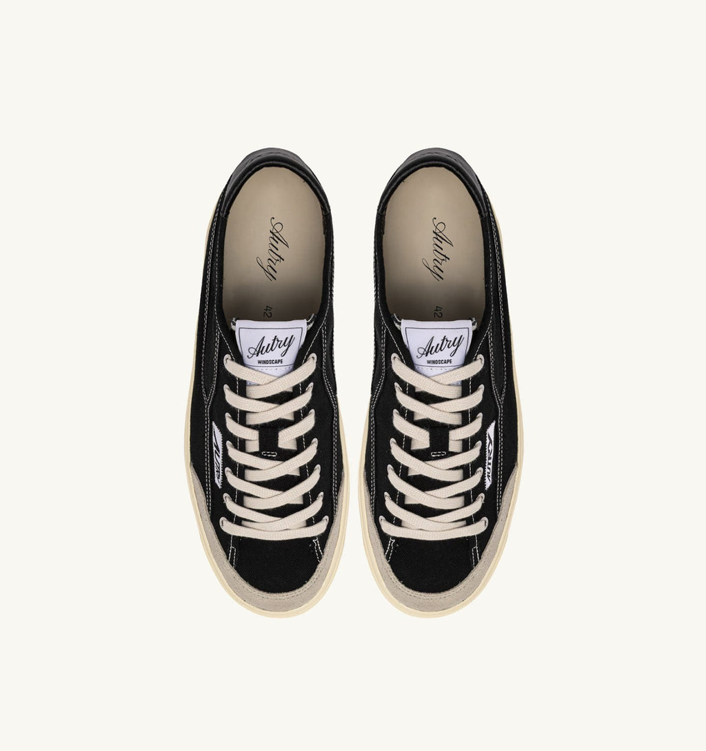 WINDSCAPE LOW IN CANVAS NERO DONNA