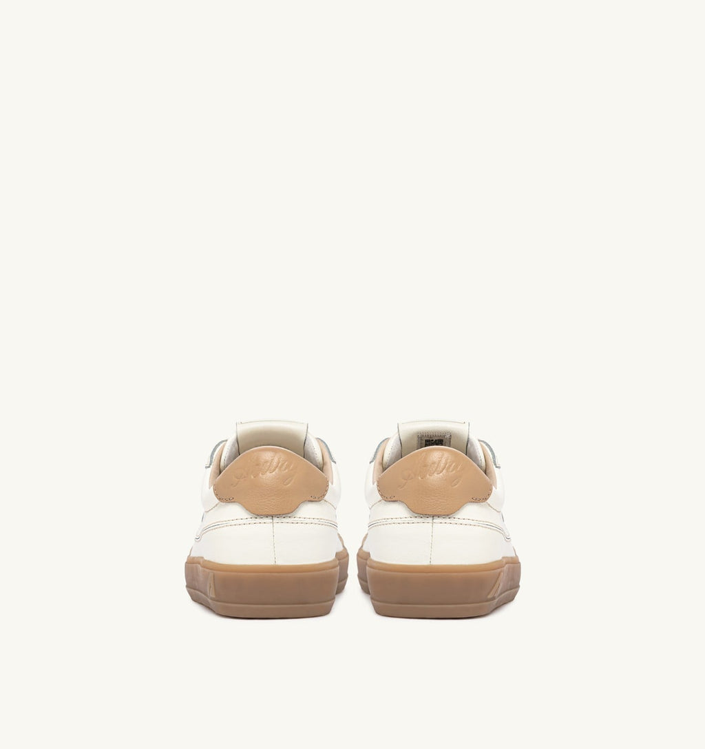 WINDSCAPE LOW IN PELLE MARSHMALLOW E TAN UOMO