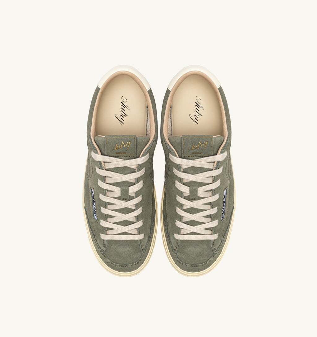 WINDSCAPE LOW IN SUEDE SMOKED GREEN E MARSHMALLOW