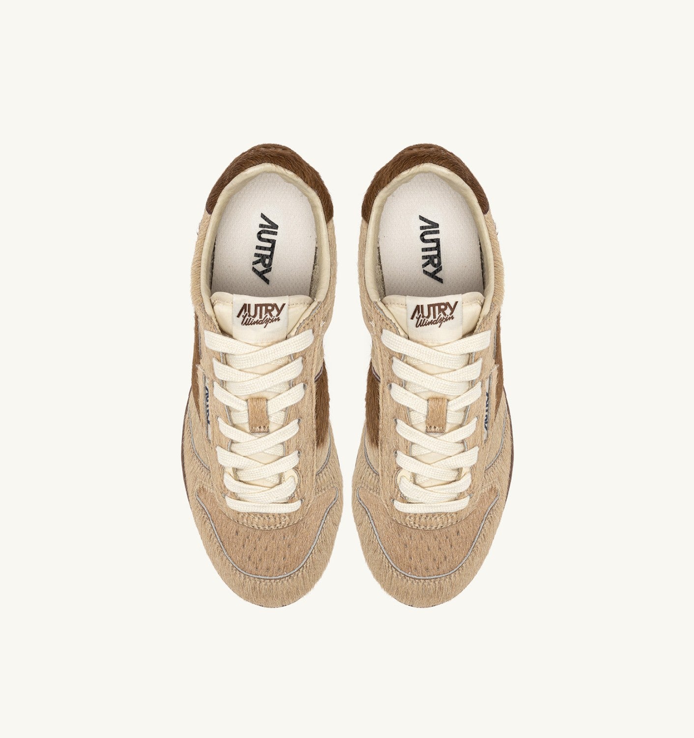 WINDSPIN EFFETTO CAVALLINO BEIGE E MARRONE