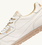 WINDSPIN IN PELLE NAPPA BIANCO E ORO