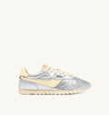 WINDSPIN IN SUEDE E PELLE ARGENTO E RUTABAGA