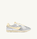 WINDSPIN IN SUEDE E PELLE ARGENTO E RUTABAGA