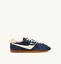 WINDSPIN IN SUEDE E PELLE BLUETTE E RUTABAGA DONNA