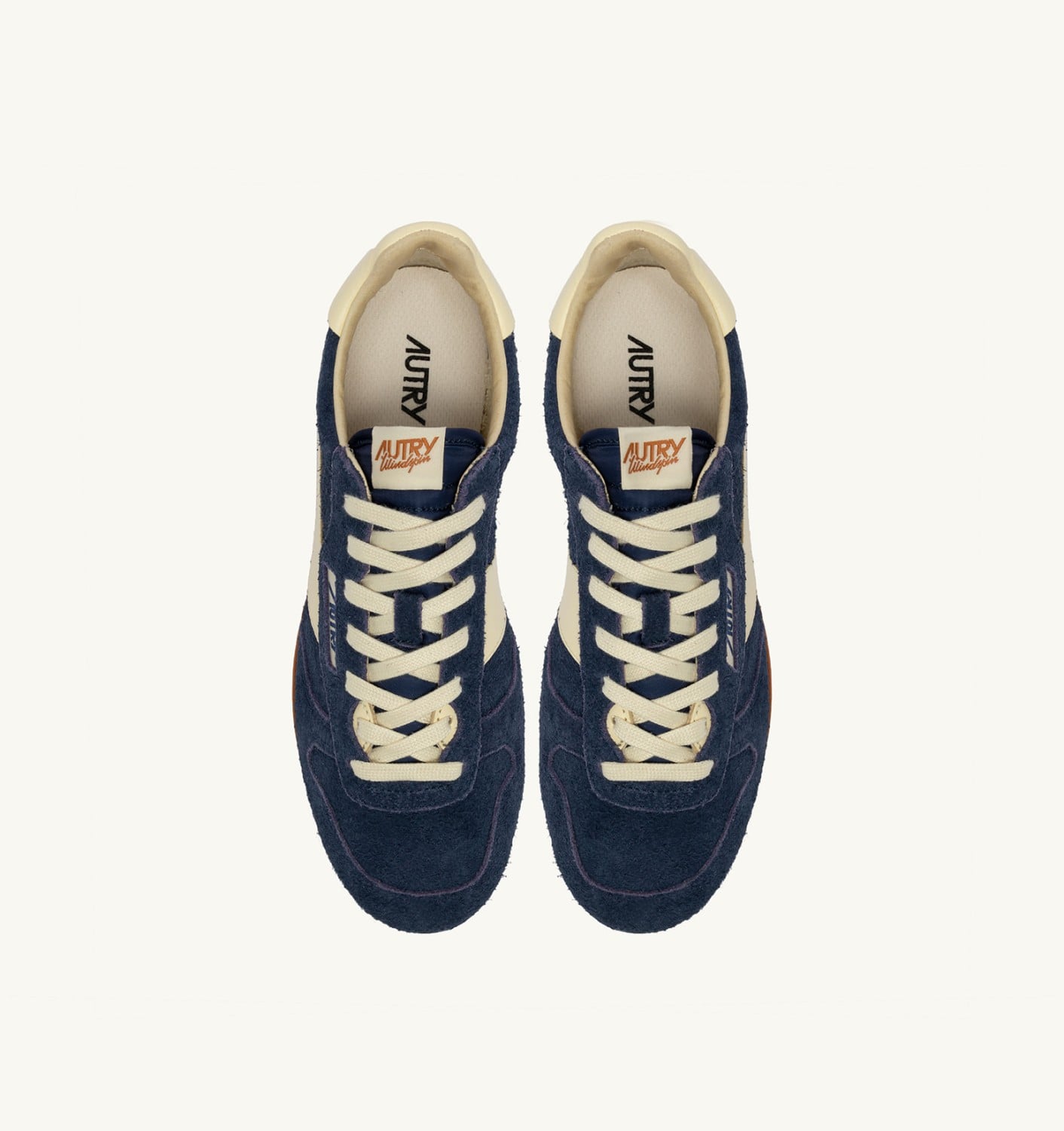 WINDSPIN IN SUEDE E PELLE BLUETTE E RUTABAGA UOMO