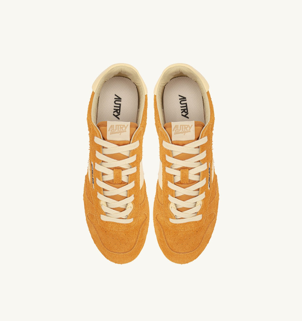 WINDSPIN IN SUEDE E PELLE CADMIUM E RUTABAGA