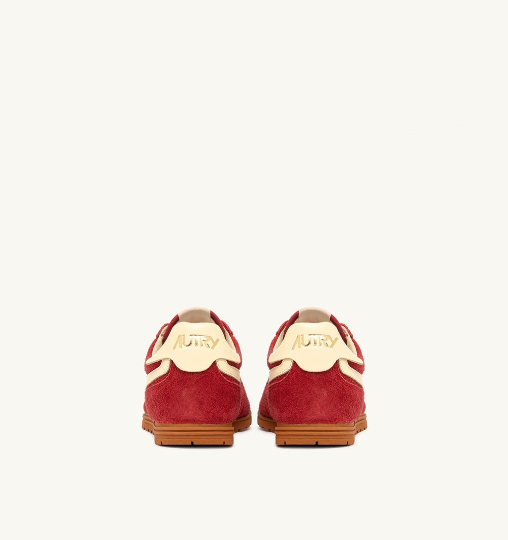 WINDSPIN IN SUEDE E PELLE IMPERIAL RED E RUTABAGA
