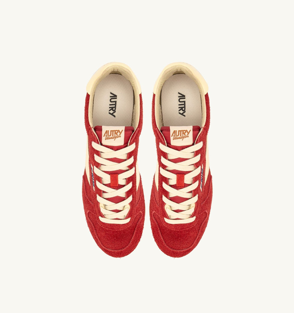 WINDSPIN IN SUEDE E PELLE IMPERIAL RED E RUTABAGA