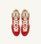 WINDSPIN IN SUEDE E PELLE IMPERIAL RED E RUTABAGA