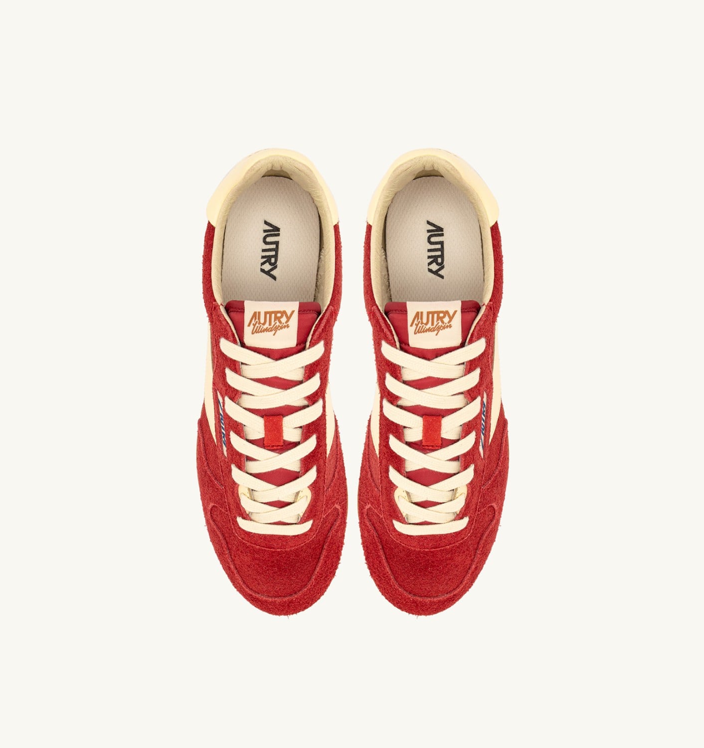 WINDSPIN IN SUEDE E PELLE IMPERIAL RED E RUTABAGA