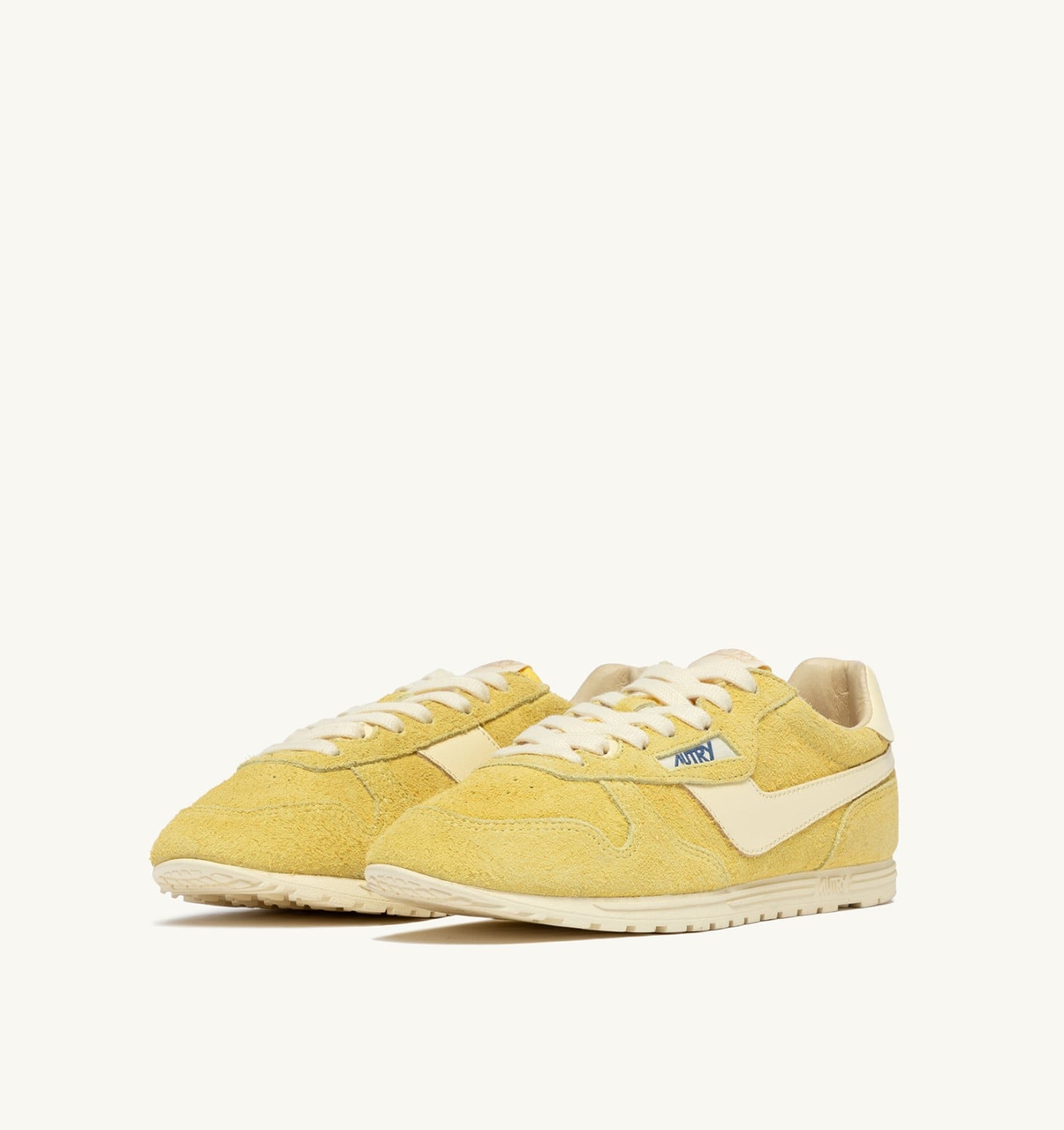 WINDSPIN IN SUEDE E PELLE MIMOSA E RUTABAGA