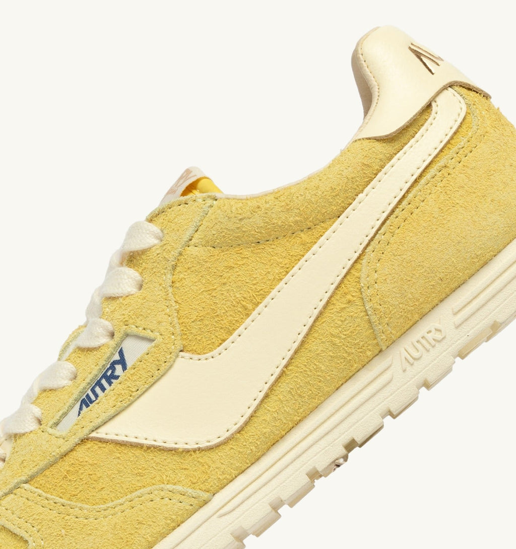 WINDSPIN IN SUEDE E PELLE MIMOSA E RUTABAGA
