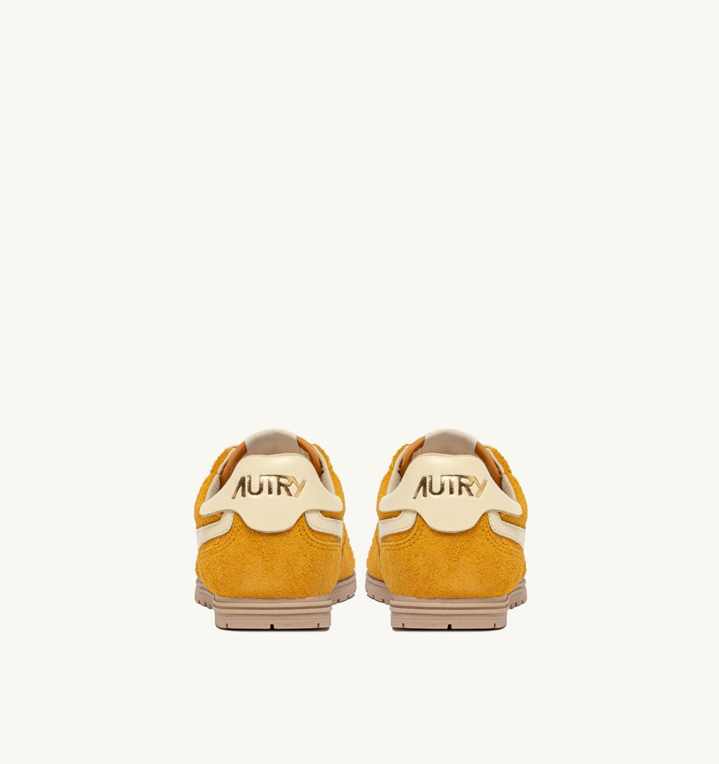 WINDSPIN IN SUEDE E PELLE MINERAL YELLOW E RUTABAGA