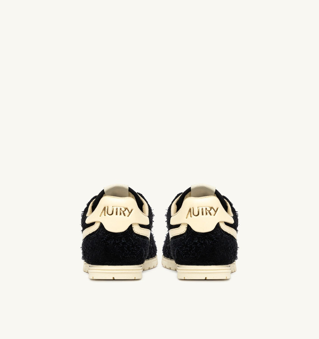 WINDSPIN IN SUEDE E PELLE NERA E RUTABAGA DONNA
