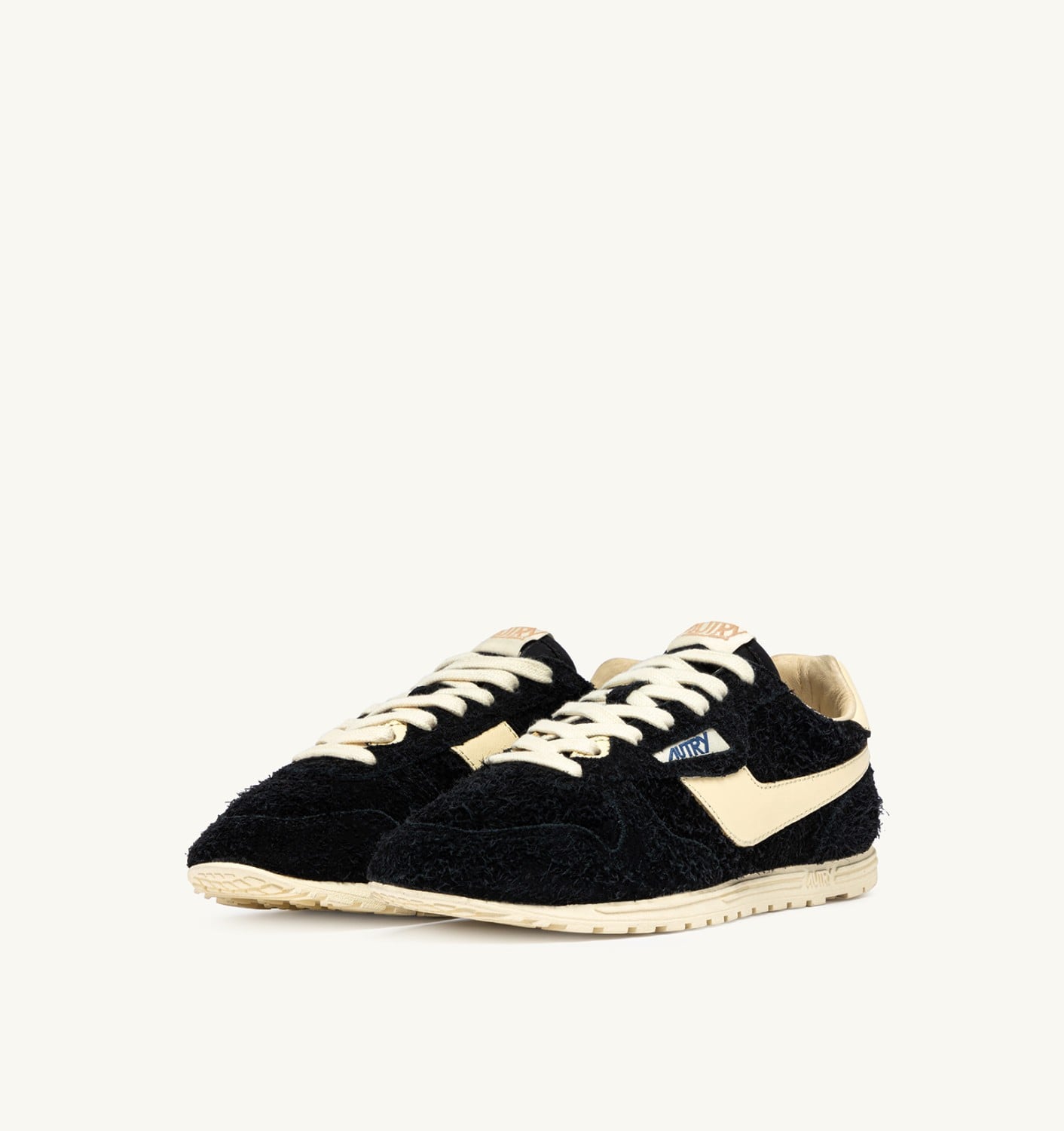 WINDSPIN IN SUEDE E PELLE NERA E RUTABAGA UOMO