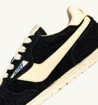 WINDSPIN IN SUEDE E PELLE NERA E RUTABAGA UOMO